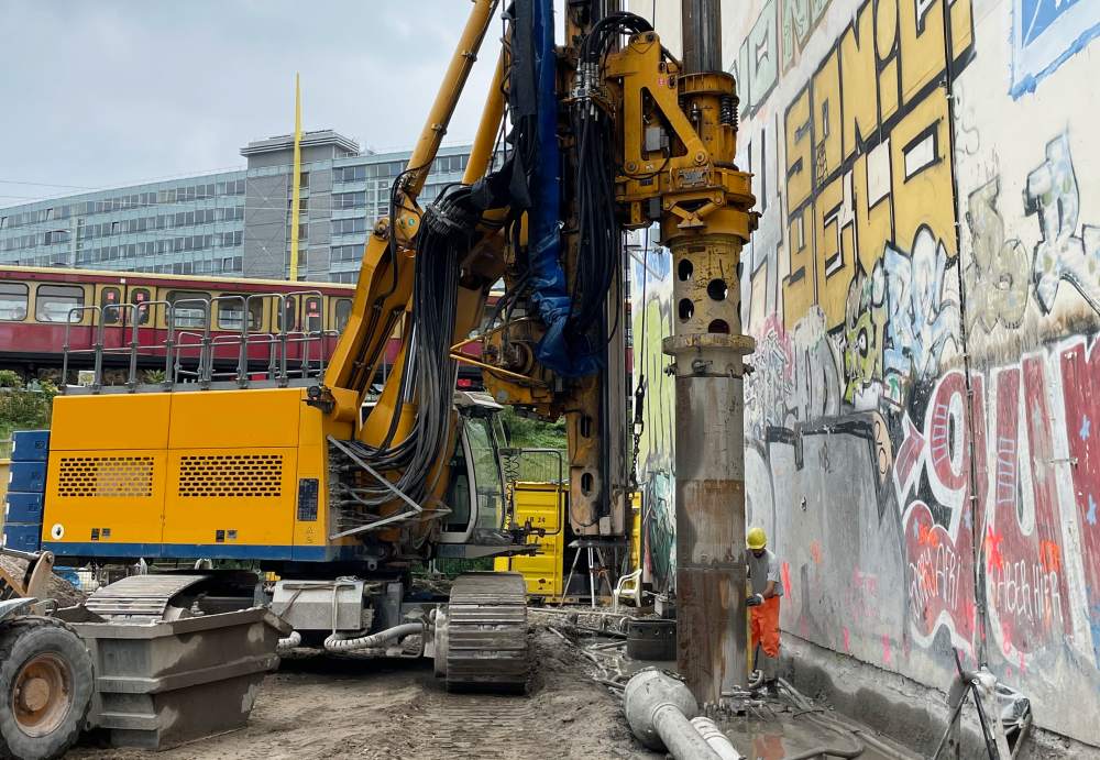 Baugrube Gürtelstraße Berlin
